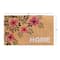RugSmith Multicolor Machine Tufted Home Pink Floral Doormat